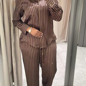 Striped Two-Piece Set
